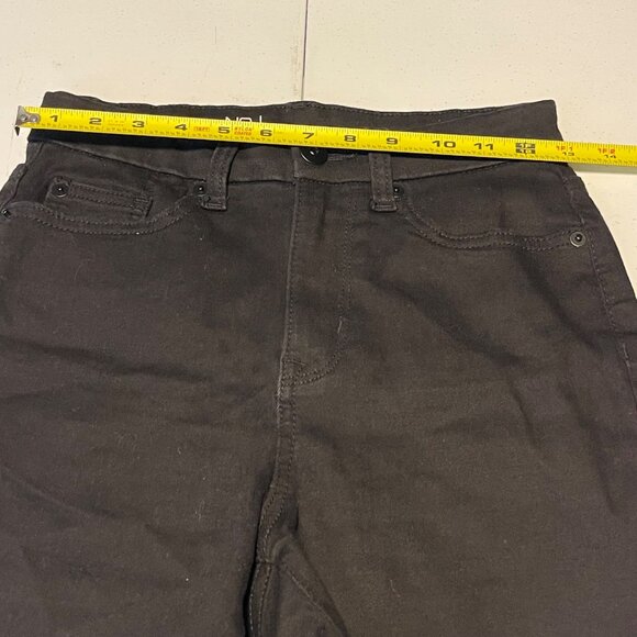 NO BOUNDARIES - Black Denim High-Waisted Girls Shorts - Size 5 - Picture 7 of 11